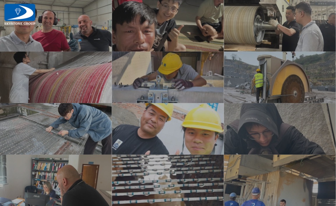 Skystone ensures dependable support wherever its machines are working.