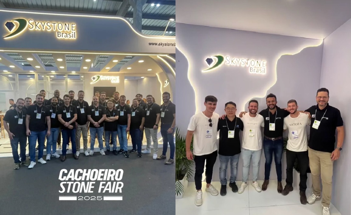 Skystone team in cachoeiro stone fair