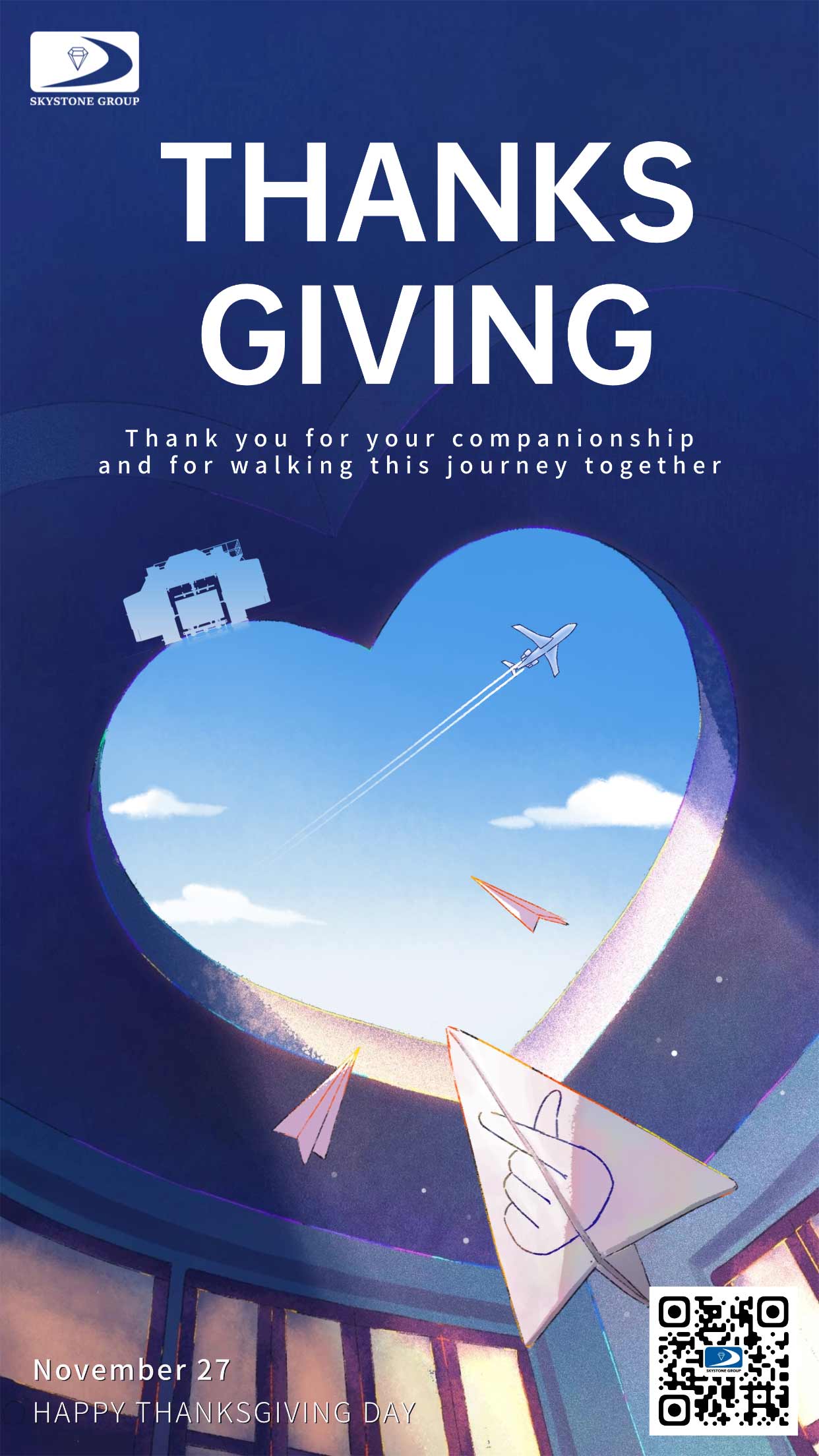 Grateful for Your Support Happy Thanksgiving