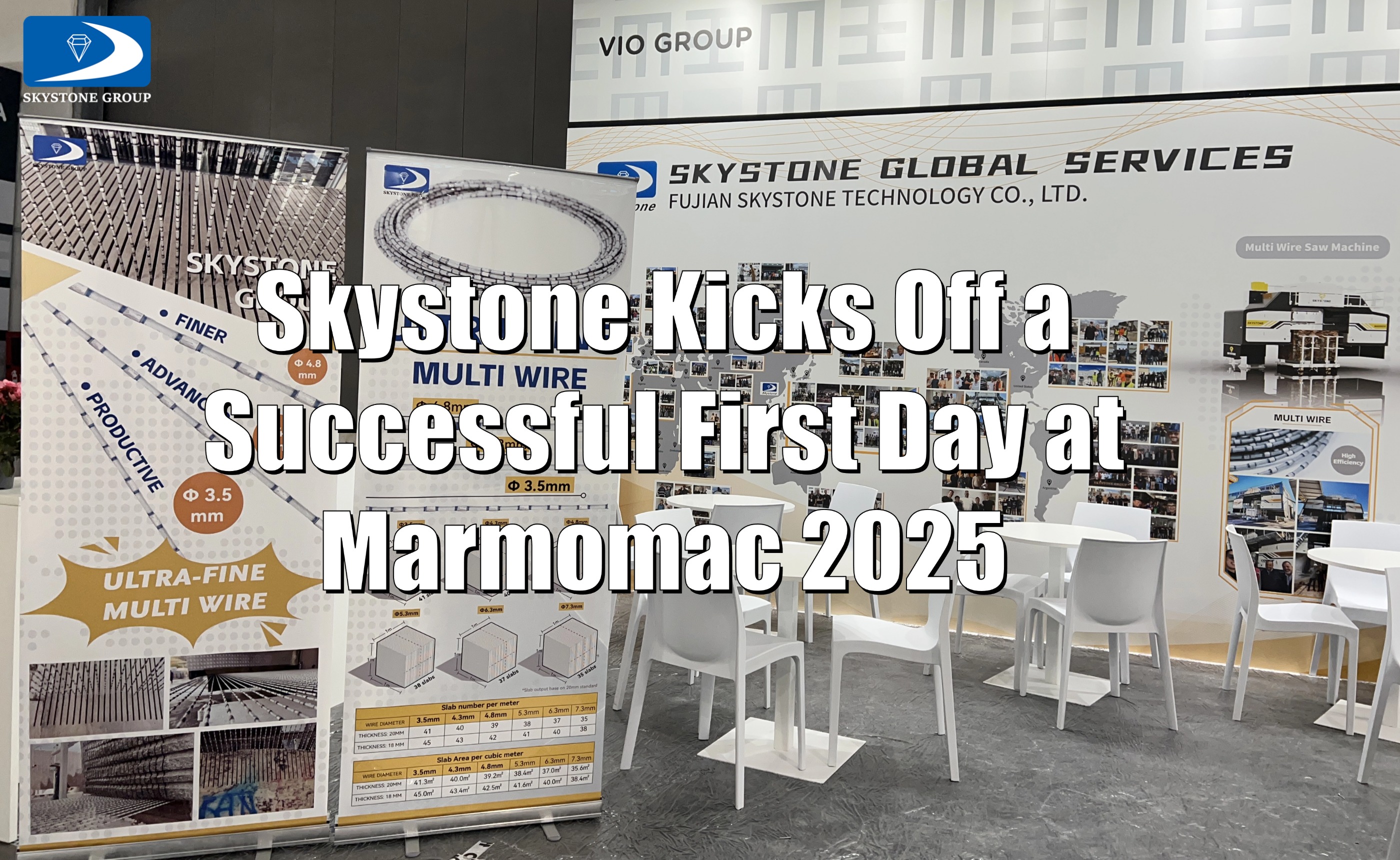 Skystone Kicks Off a Successful First Day at Marmomac 2025
