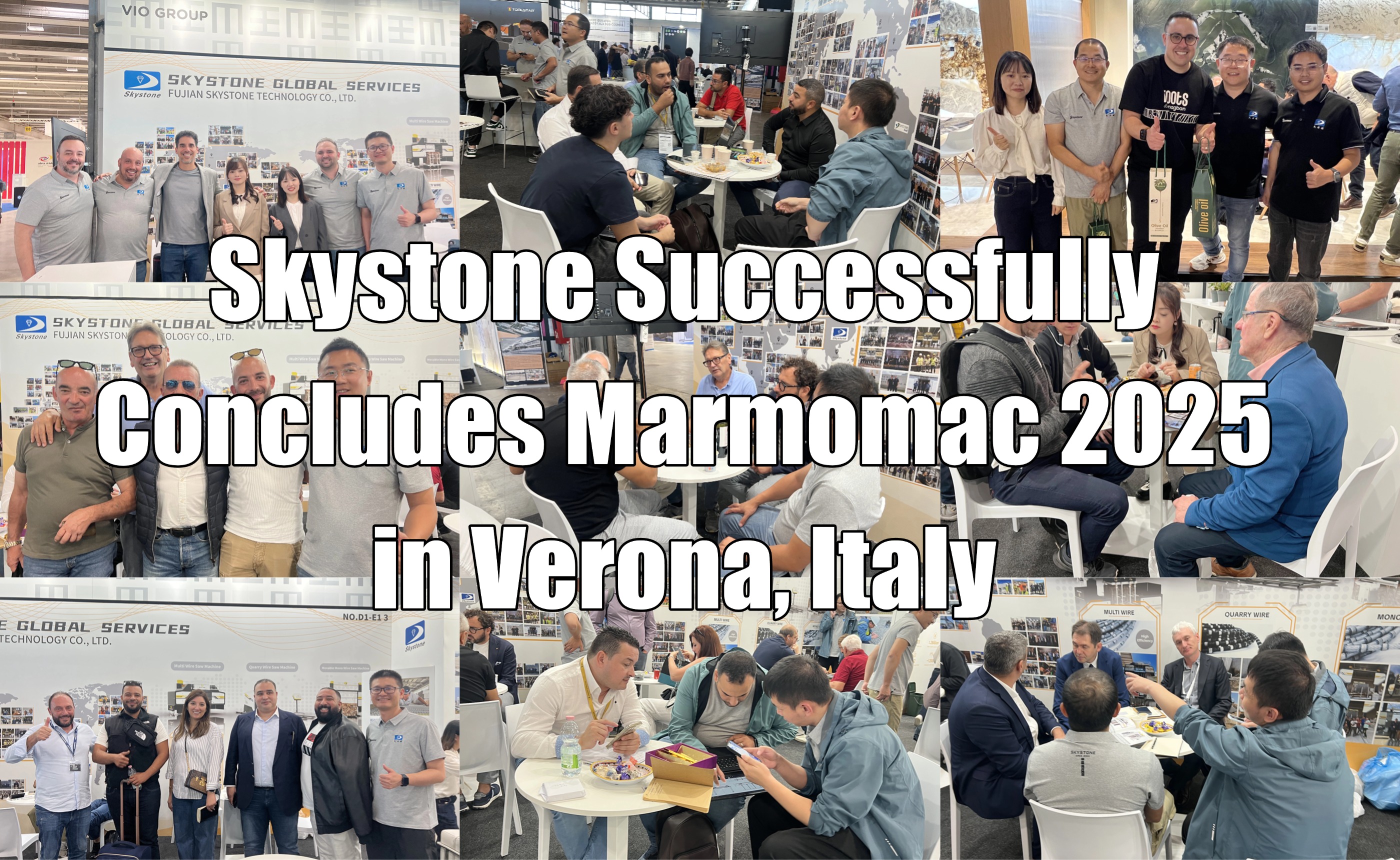 Skystone Successfully Concludes Marmomac 2025 in Verona, Italy