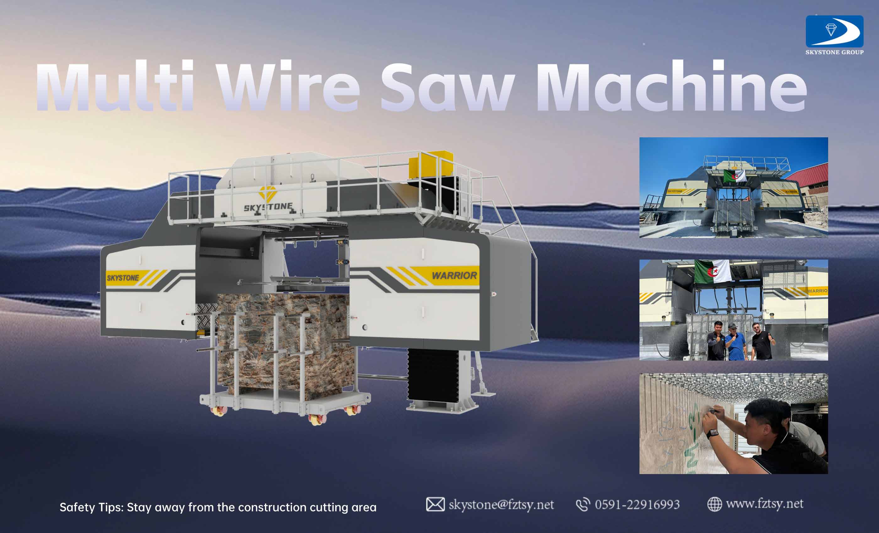 Skystone Multi Wire Saw: Redefining Stone Cutting Efficiency