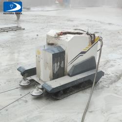 Trackless quarry wire saw machine with more convenience and efficiency